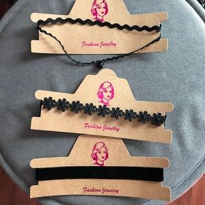 Three pairs of Assorted Chokers